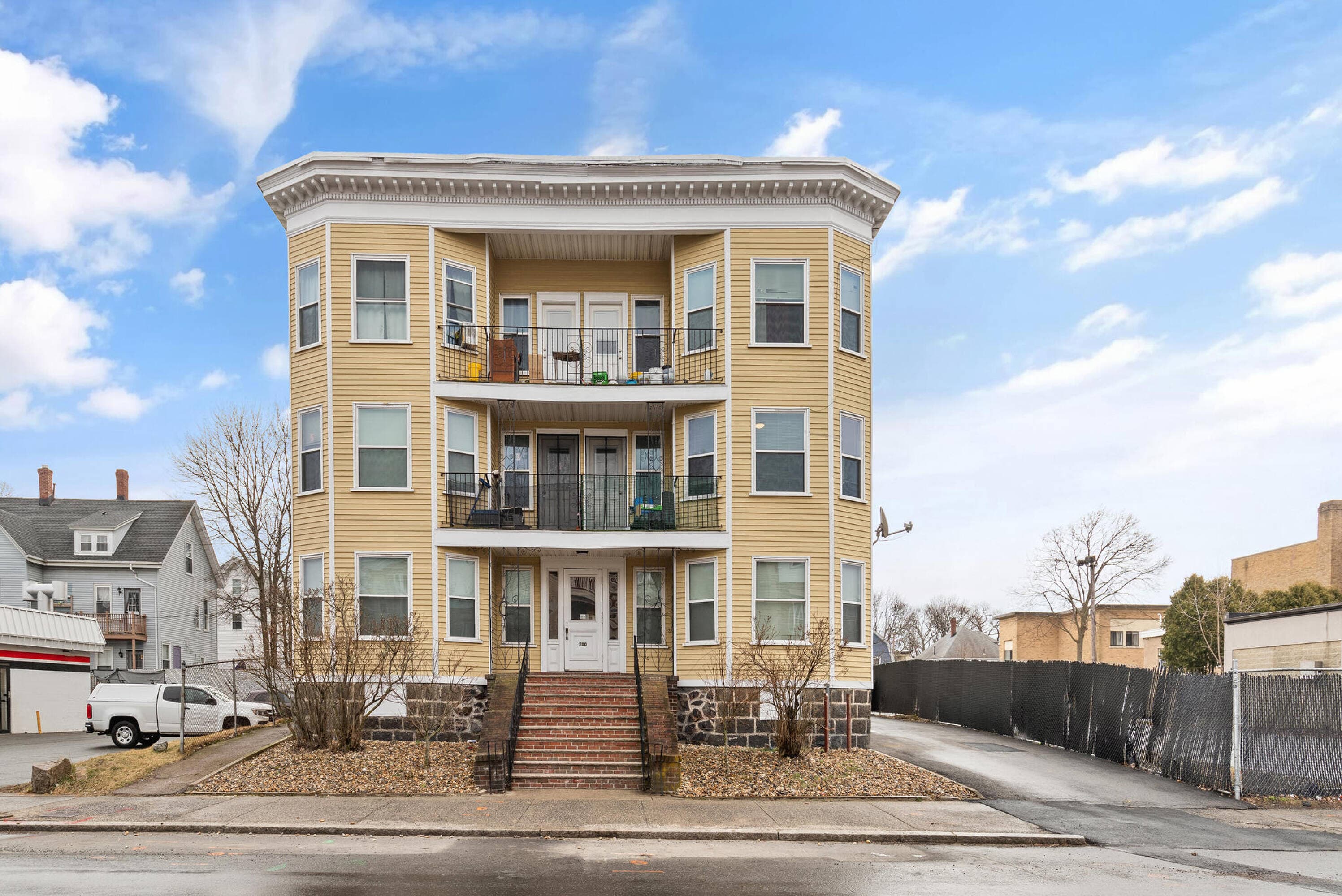 Front of the building